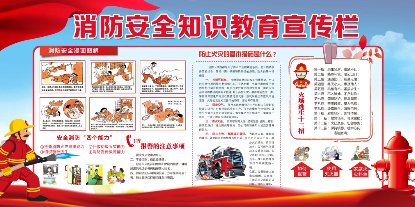 校园消防安全知识教育